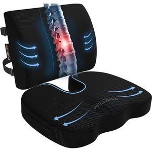Chair Cushion/Seat Cushion for Office, Lumbar Support for Chair,Car,Back Support